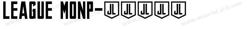 league monp字体转换